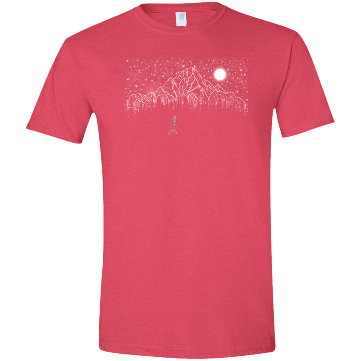 T-Shirts Heather Red / S Lurking in The Night Men's Semi-Fitted Softstyle