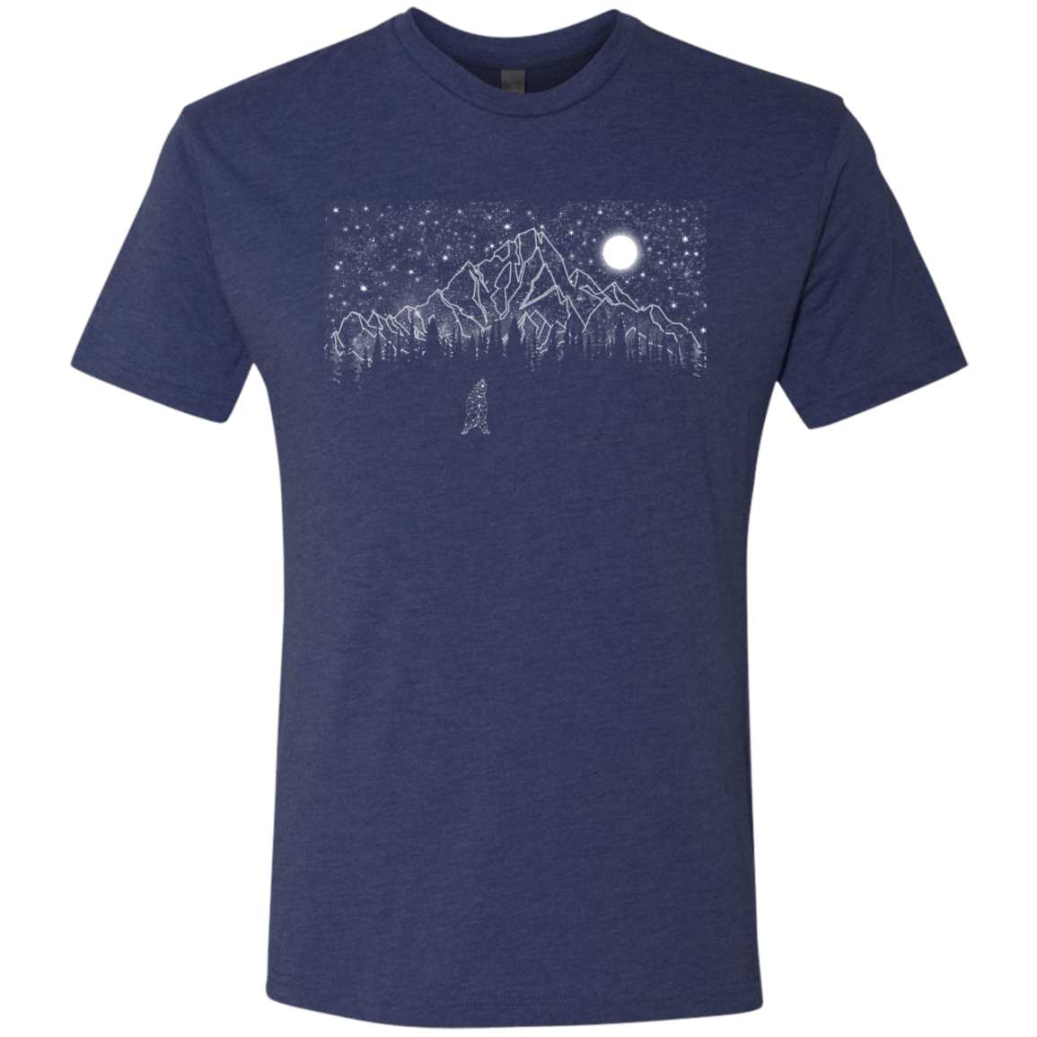 T-Shirts Vintage Navy / S Lurking in The Night Men's Triblend T-Shirt
