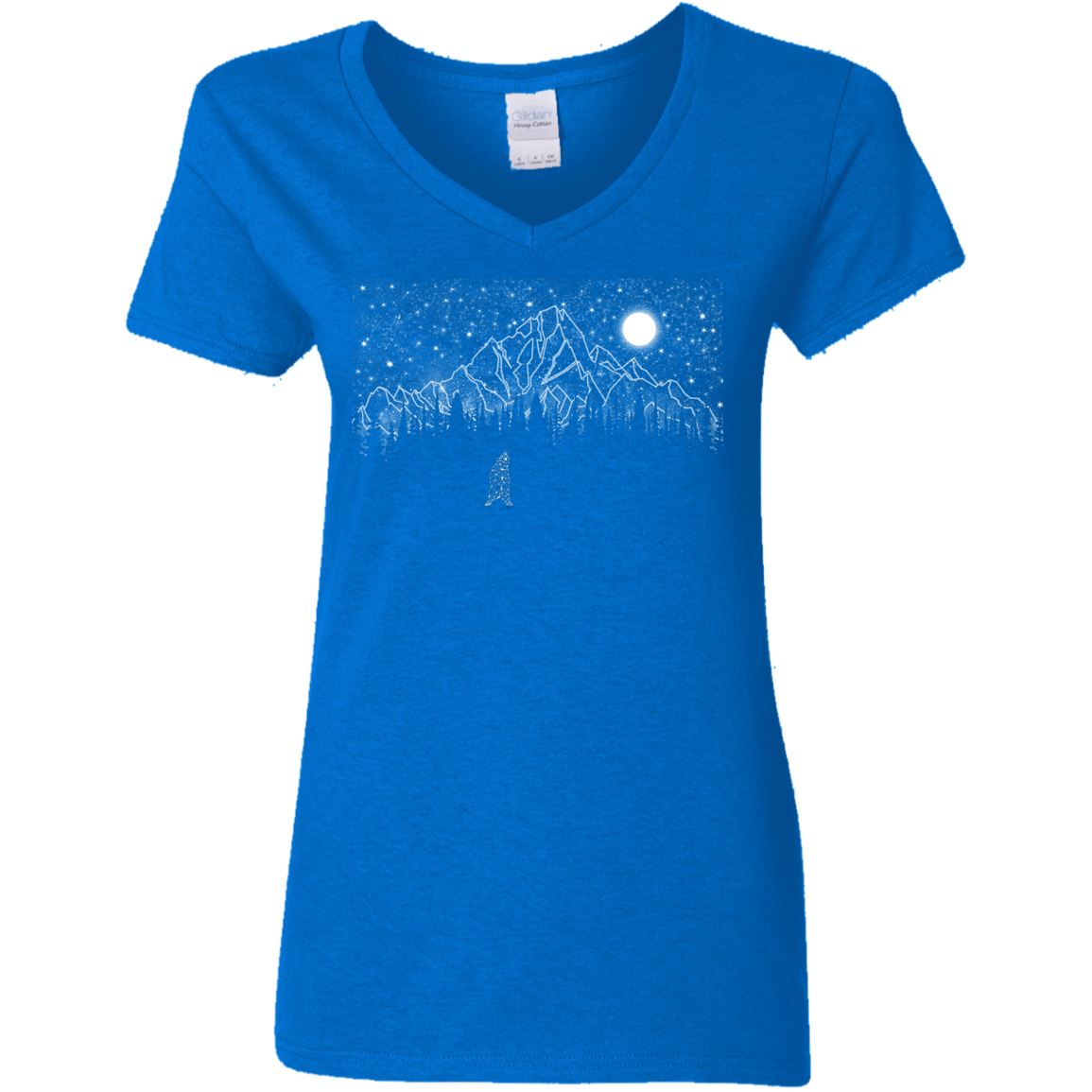 T-Shirts Royal / S Lurking in The Night Women's V-Neck T-Shirt
