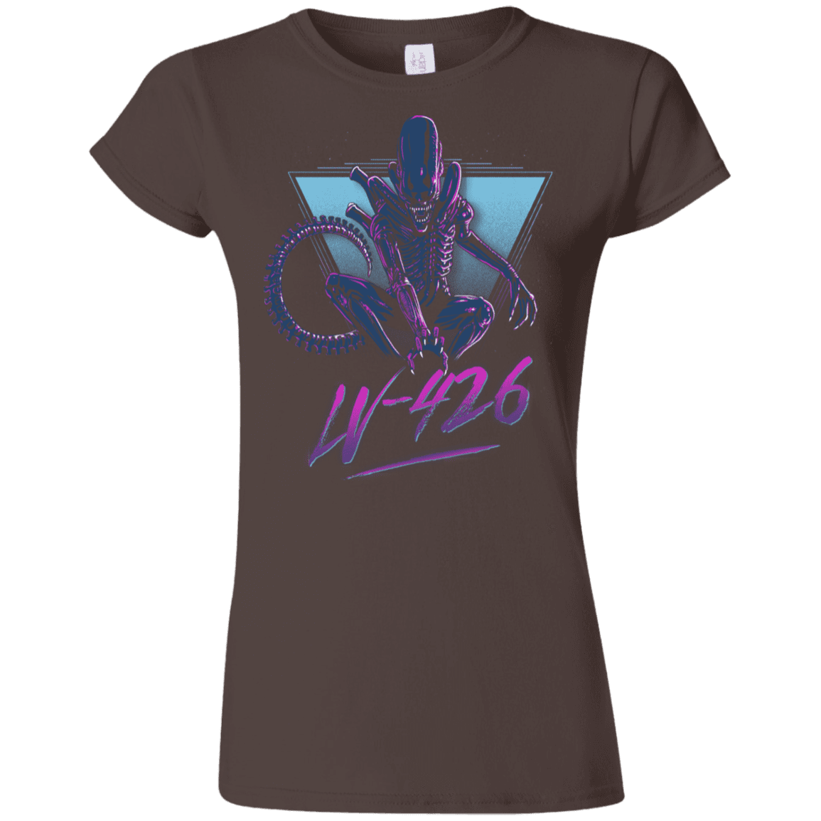 T-Shirts Dark Chocolate / S LV-426 Junior Slimmer-Fit T-Shirt