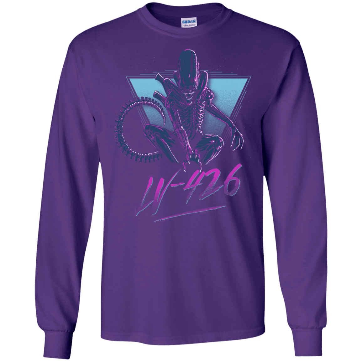 T-Shirts Purple / S LV-426 Men's Long Sleeve T-Shirt