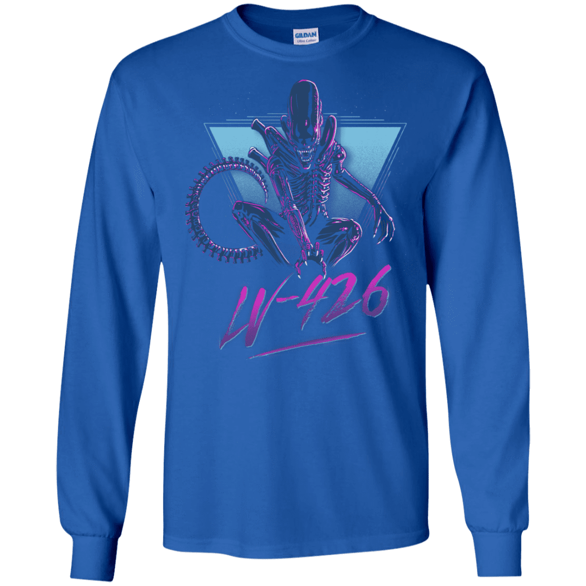 T-Shirts Royal / S LV-426 Men's Long Sleeve T-Shirt