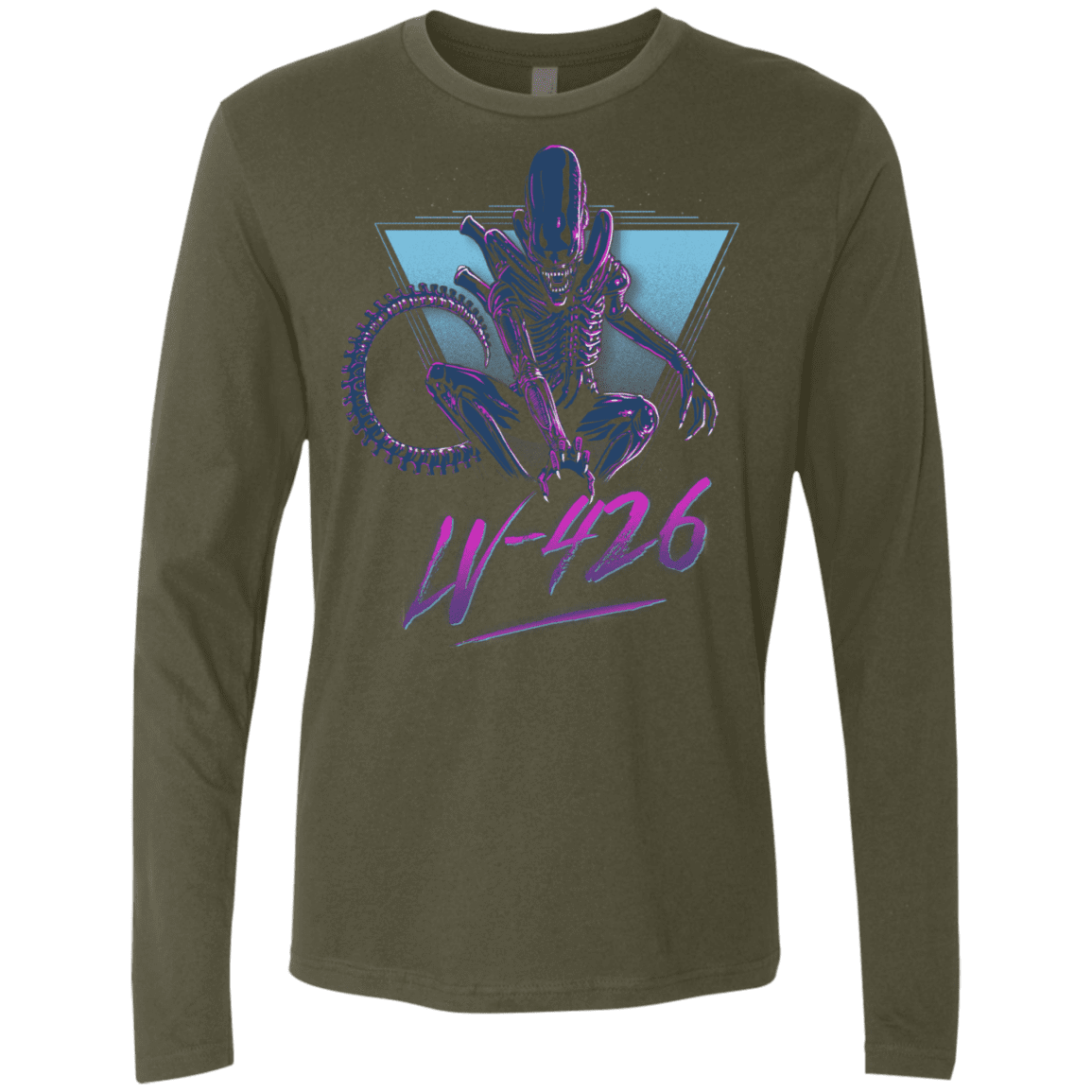 T-Shirts Military Green / S LV-426 Men's Premium Long Sleeve