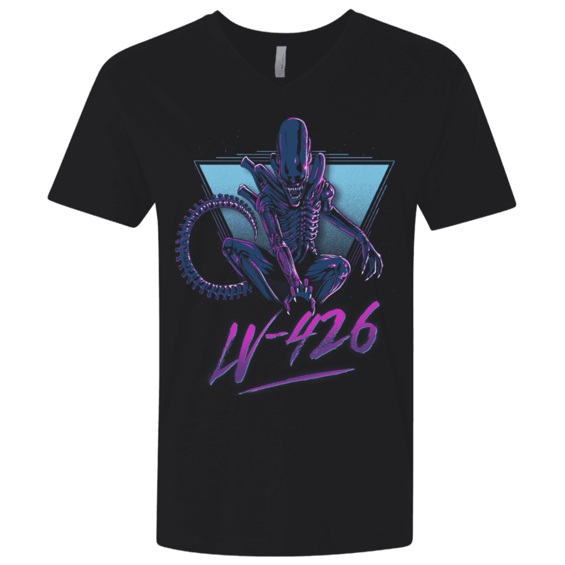 T-Shirts Black / X-Small LV-426 Men's Premium V-Neck