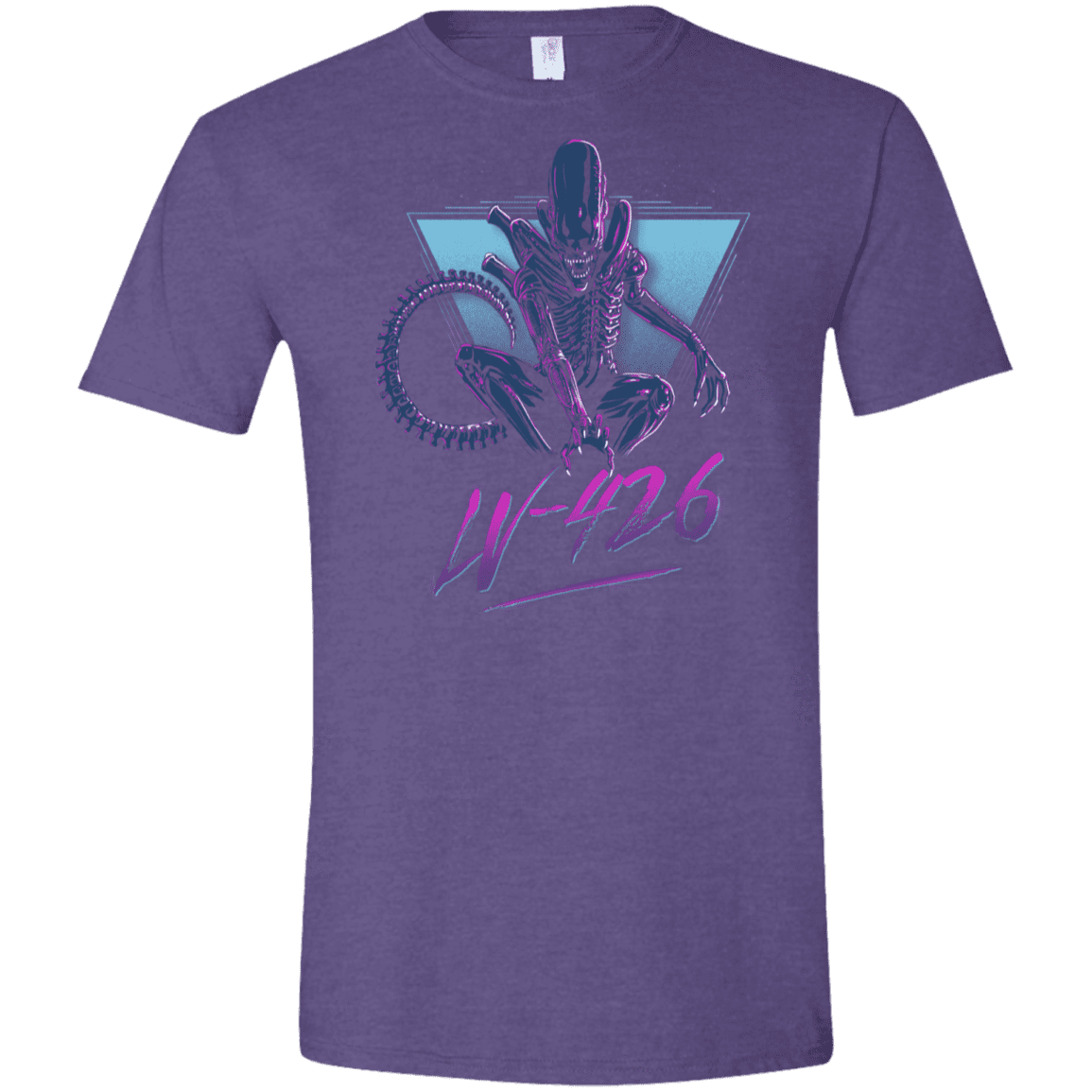 T-Shirts Heather Purple / S LV-426 Men's Semi-Fitted Softstyle