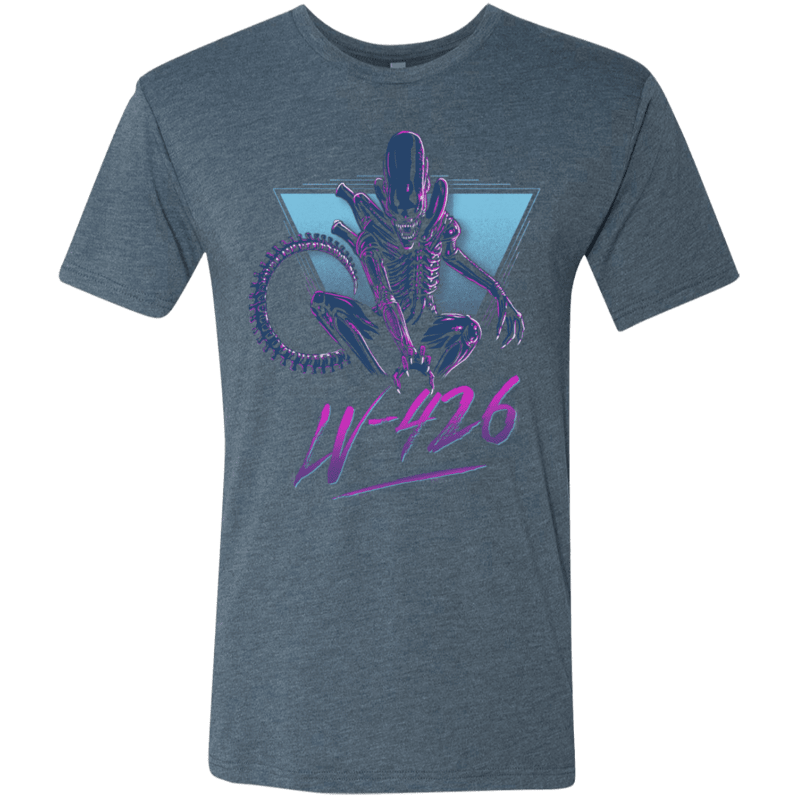 T-Shirts Indigo / S LV-426 Men's Triblend T-Shirt