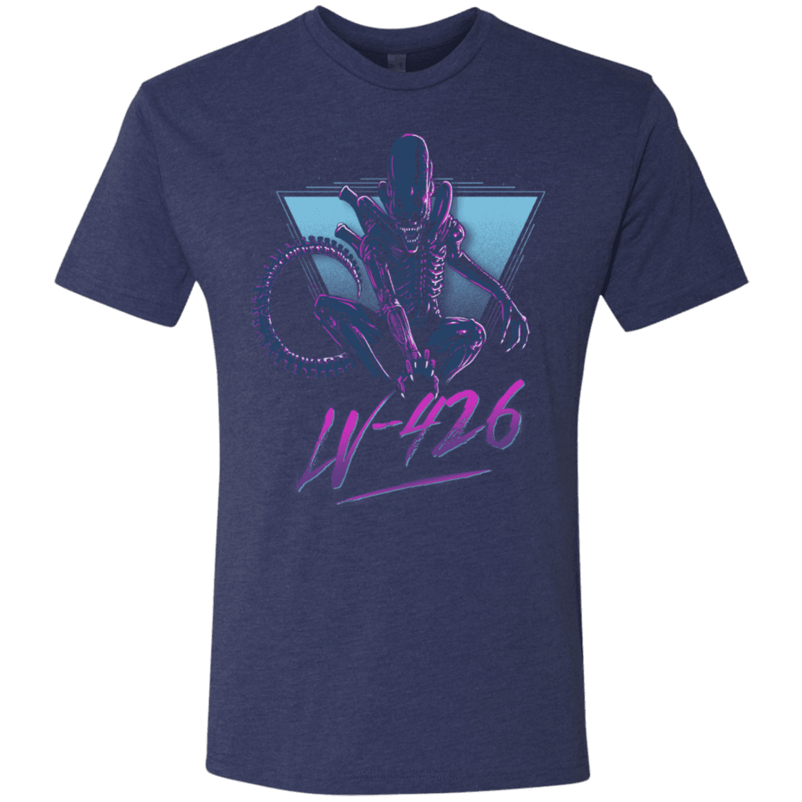 T-Shirts Vintage Navy / S LV-426 Men's Triblend T-Shirt