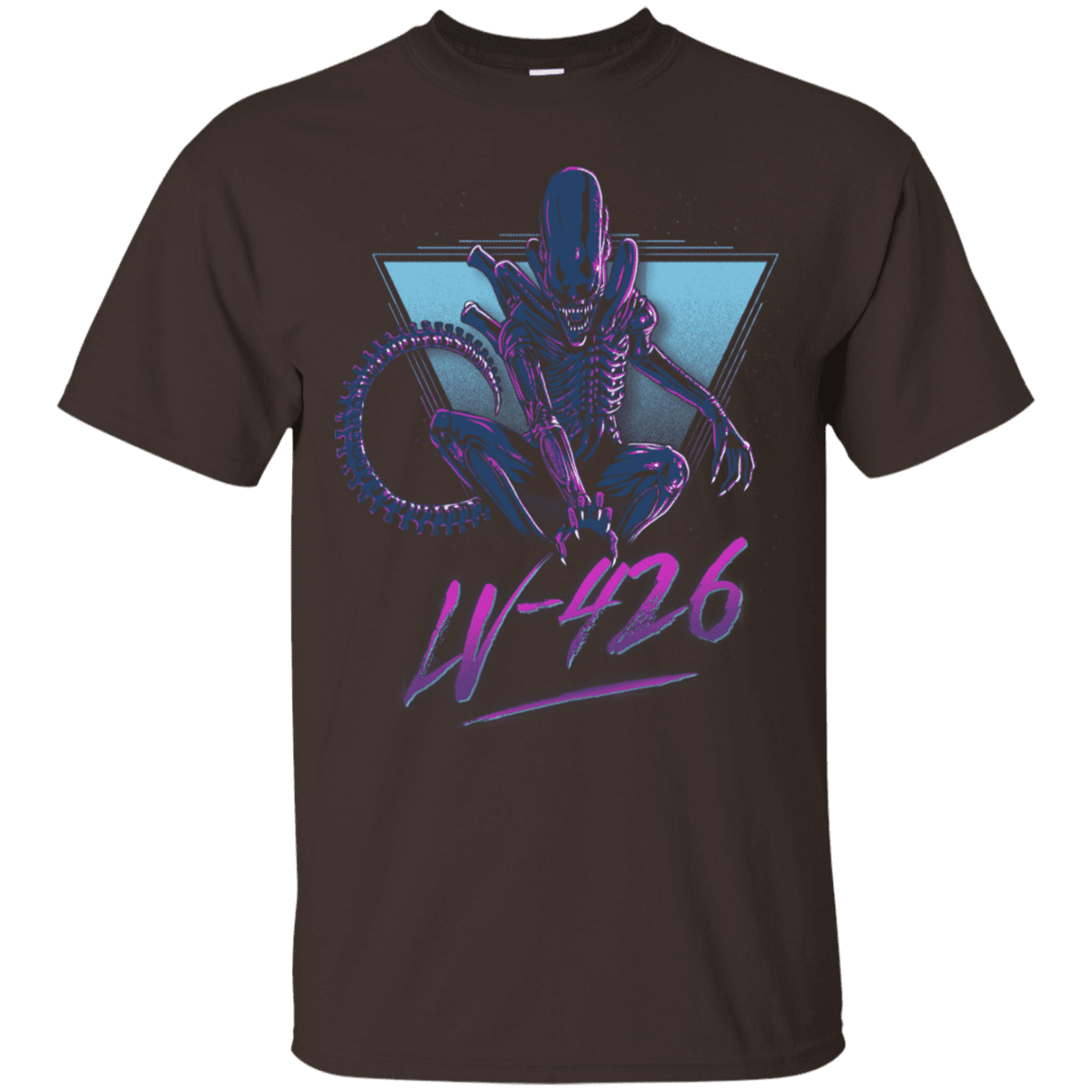 T-Shirts Dark Chocolate / S LV-426 T-Shirt