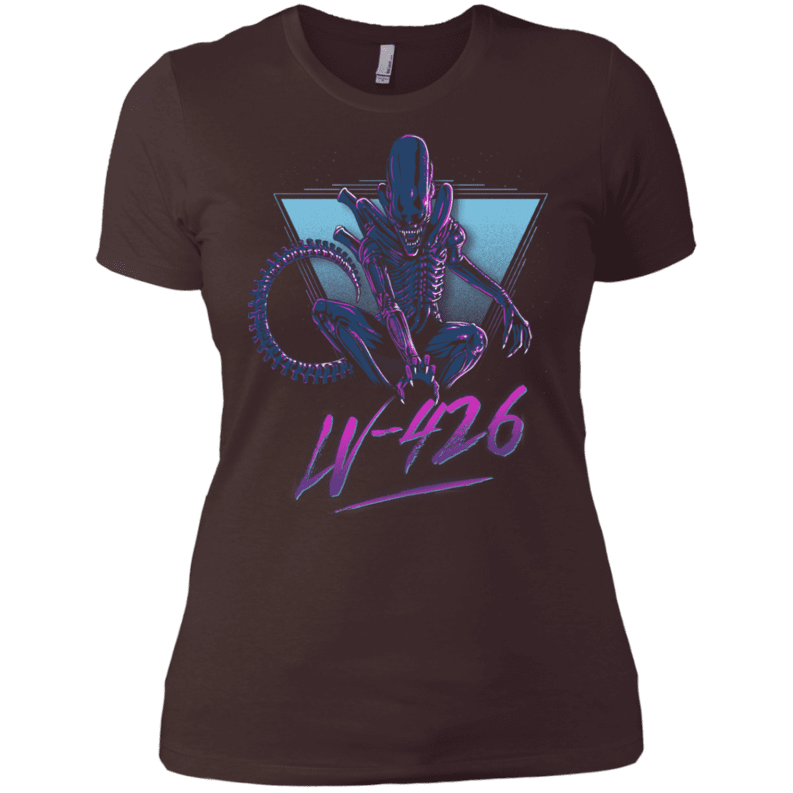 T-Shirts Dark Chocolate / X-Small LV-426 Women's Premium T-Shirt
