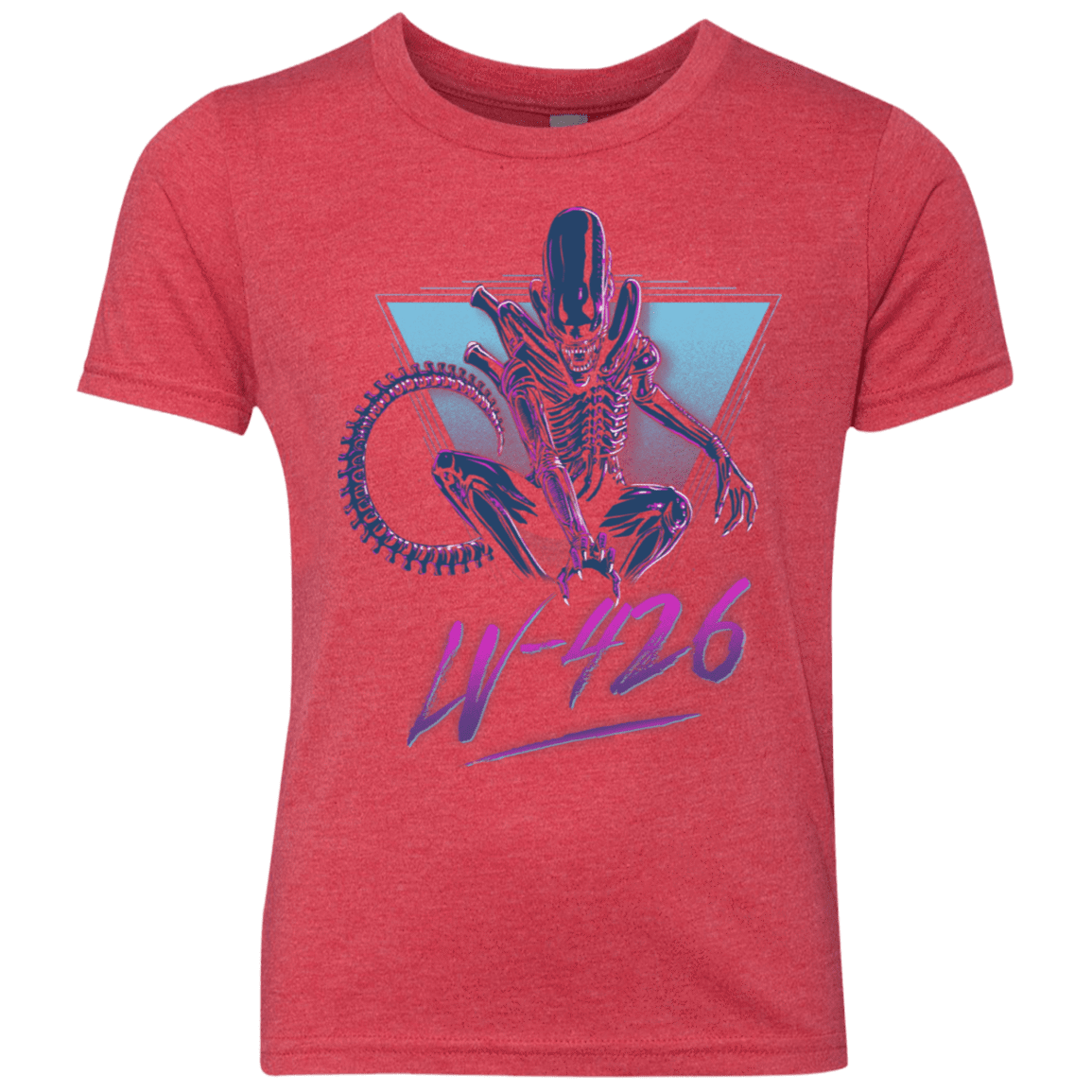 T-Shirts Vintage Red / YXS LV-426 Youth Triblend T-Shirt