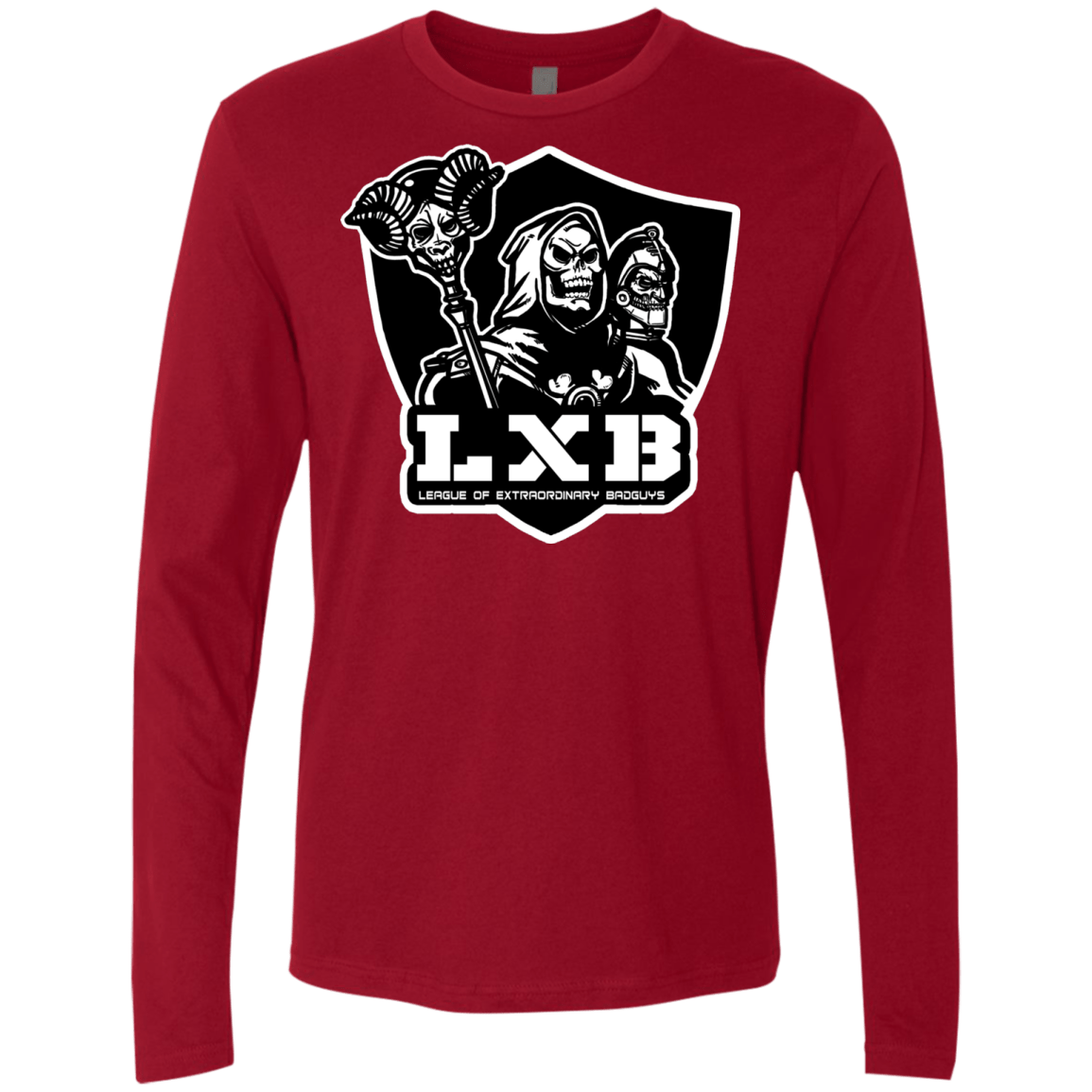 T-Shirts Cardinal / S LXB Men's Premium Long Sleeve