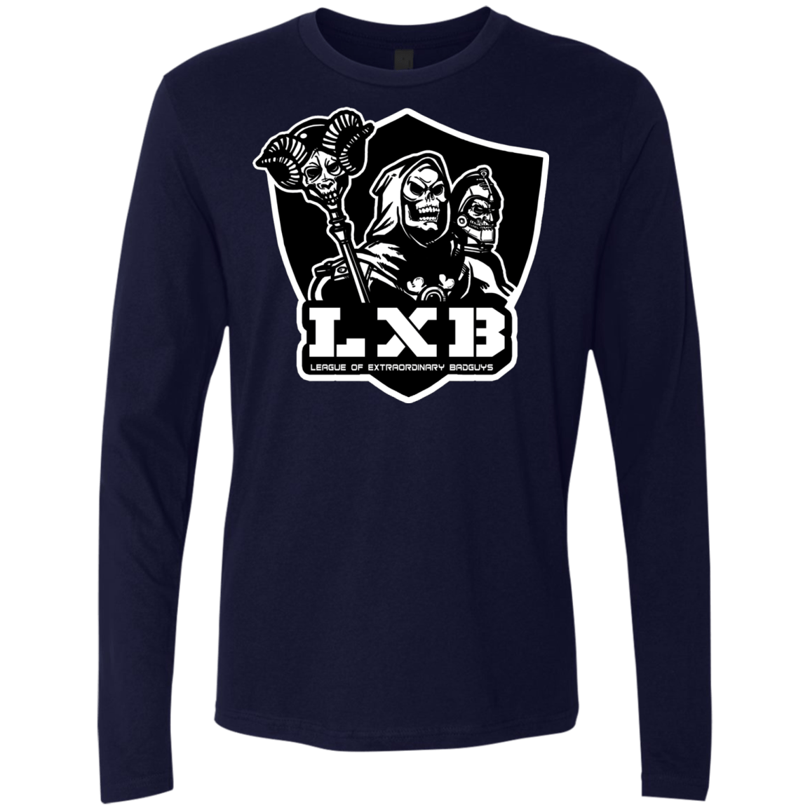 T-Shirts Midnight Navy / S LXB Men's Premium Long Sleeve