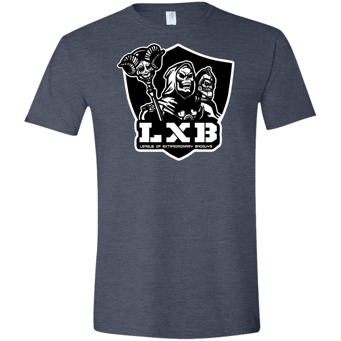T-Shirts Heather Navy / S LXB Men's Semi-Fitted Softstyle