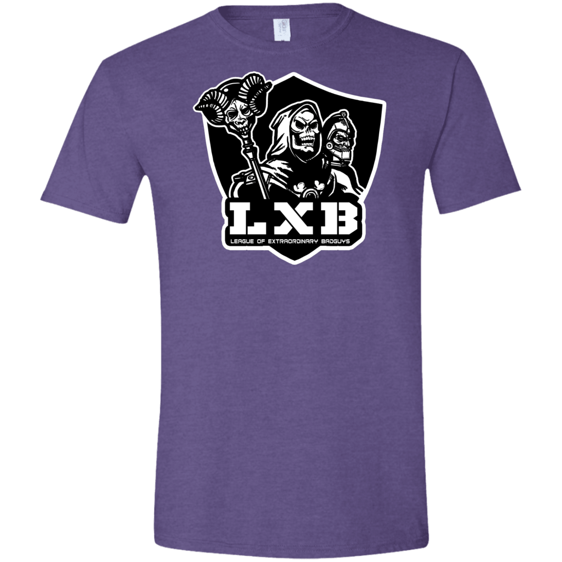 T-Shirts Heather Purple / S LXB Men's Semi-Fitted Softstyle