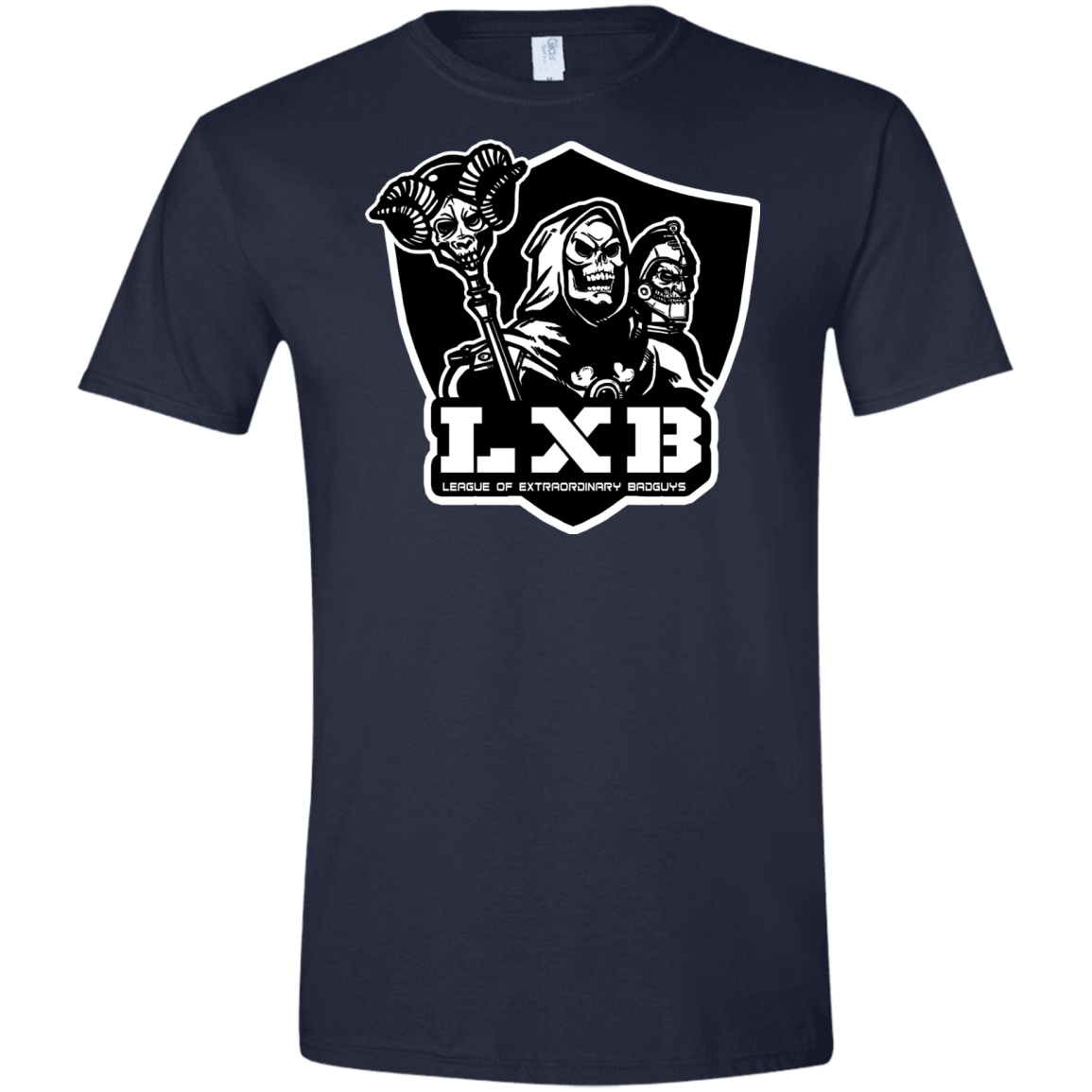 T-Shirts Navy / X-Small LXB Men's Semi-Fitted Softstyle