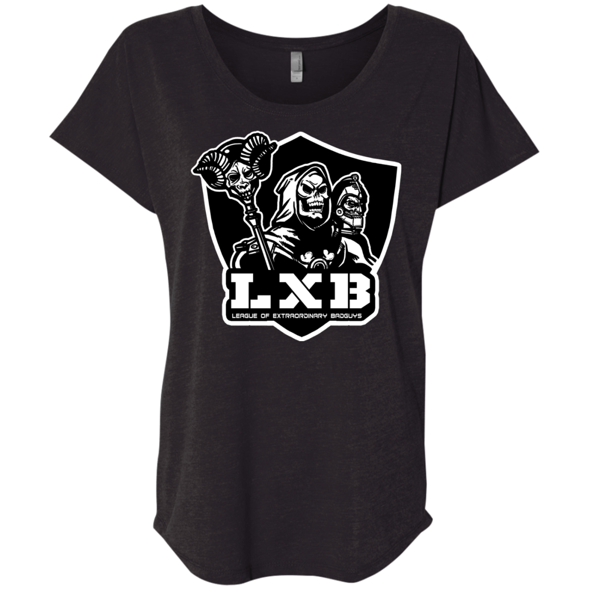 T-Shirts Vintage Black / X-Small LXB Triblend Dolman Sleeve