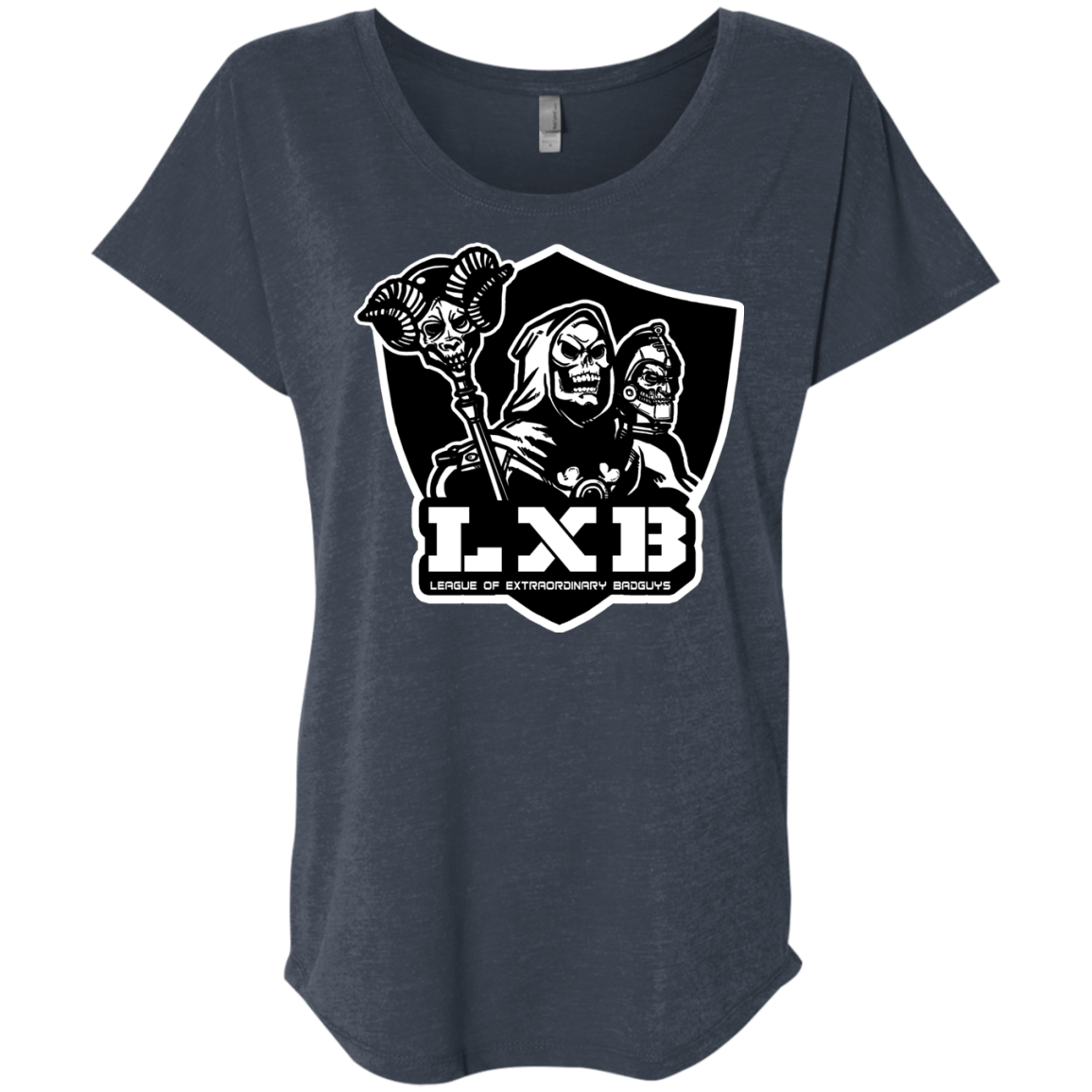 T-Shirts Vintage Navy / X-Small LXB Triblend Dolman Sleeve