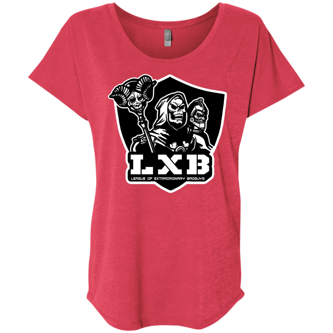 T-Shirts Vintage Red / X-Small LXB Triblend Dolman Sleeve