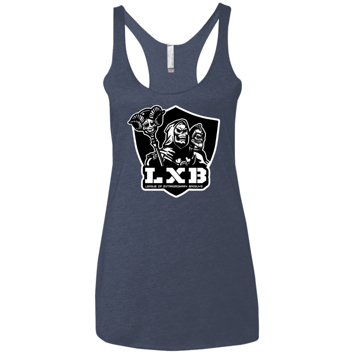 T-Shirts Vintage Navy / X-Small LXB Women's Triblend Racerback Tank