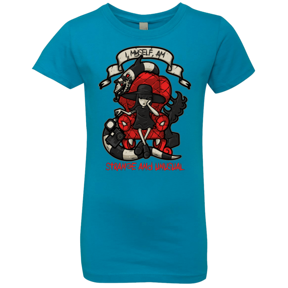 T-Shirts Turquoise / YXS LYDIA THE STRANGE Girls Premium T-Shirt