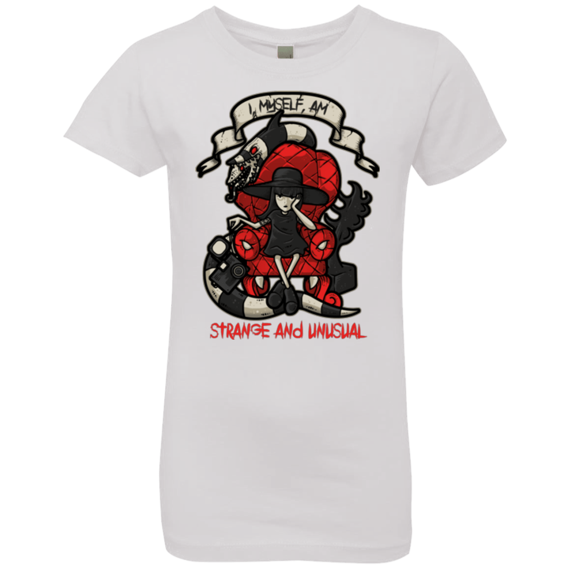T-Shirts White / YXS LYDIA THE STRANGE Girls Premium T-Shirt