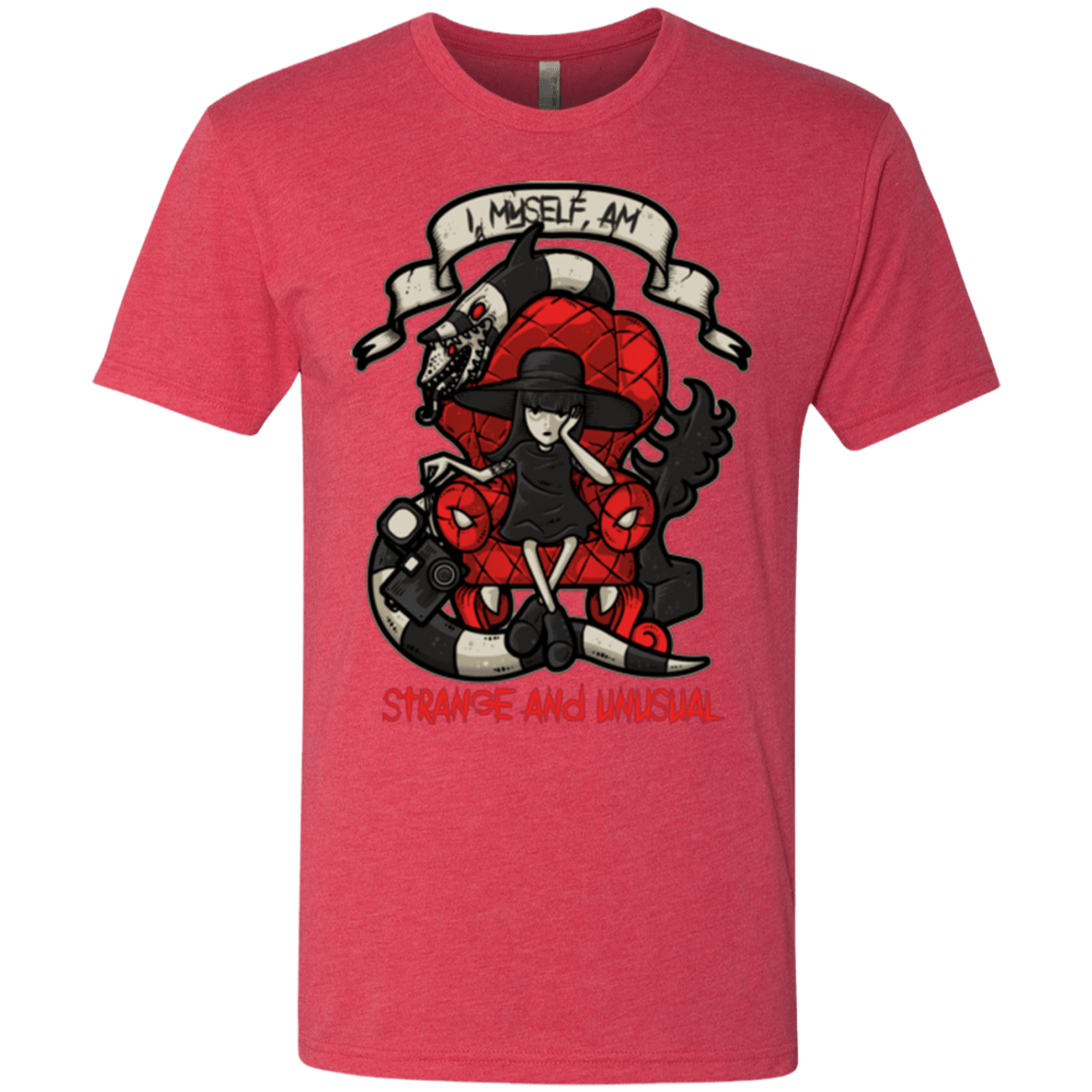 T-Shirts Vintage Red / Small LYDIA THE STRANGE Men's Triblend T-Shirt