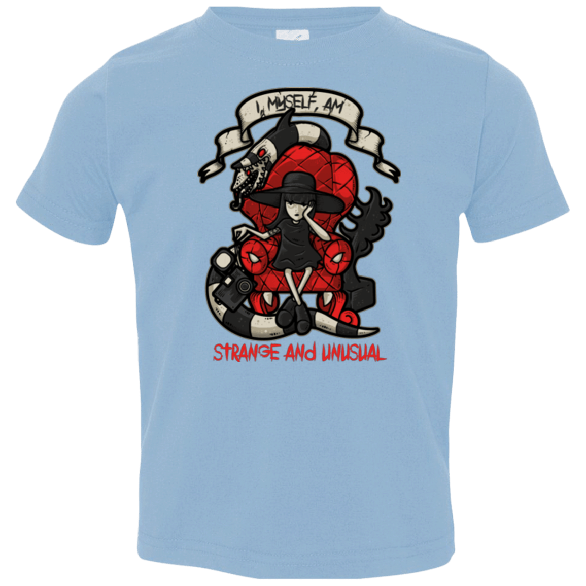 T-Shirts Light Blue / 2T LYDIA THE STRANGE Toddler Premium T-Shirt