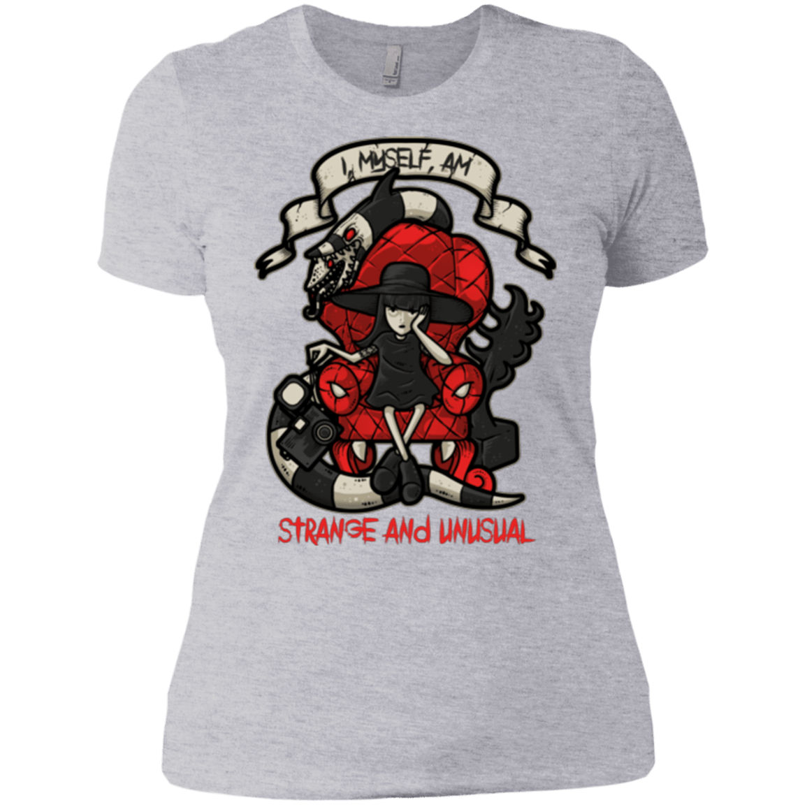 T-Shirts Heather Grey / X-Small LYDIA THE STRANGE Women's Premium T-Shirt