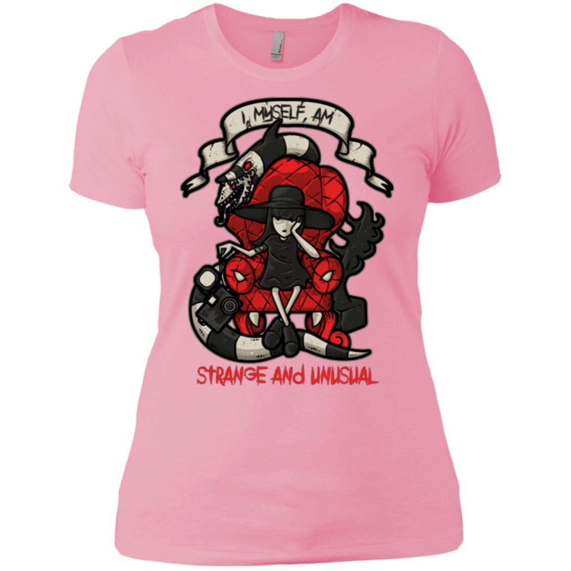 T-Shirts Light Pink / X-Small LYDIA THE STRANGE Women's Premium T-Shirt