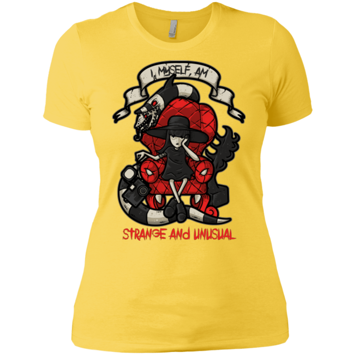 T-Shirts Vibrant Yellow / X-Small LYDIA THE STRANGE Women's Premium T-Shirt