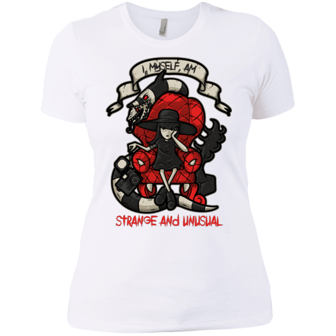 T-Shirts White / X-Small LYDIA THE STRANGE Women's Premium T-Shirt
