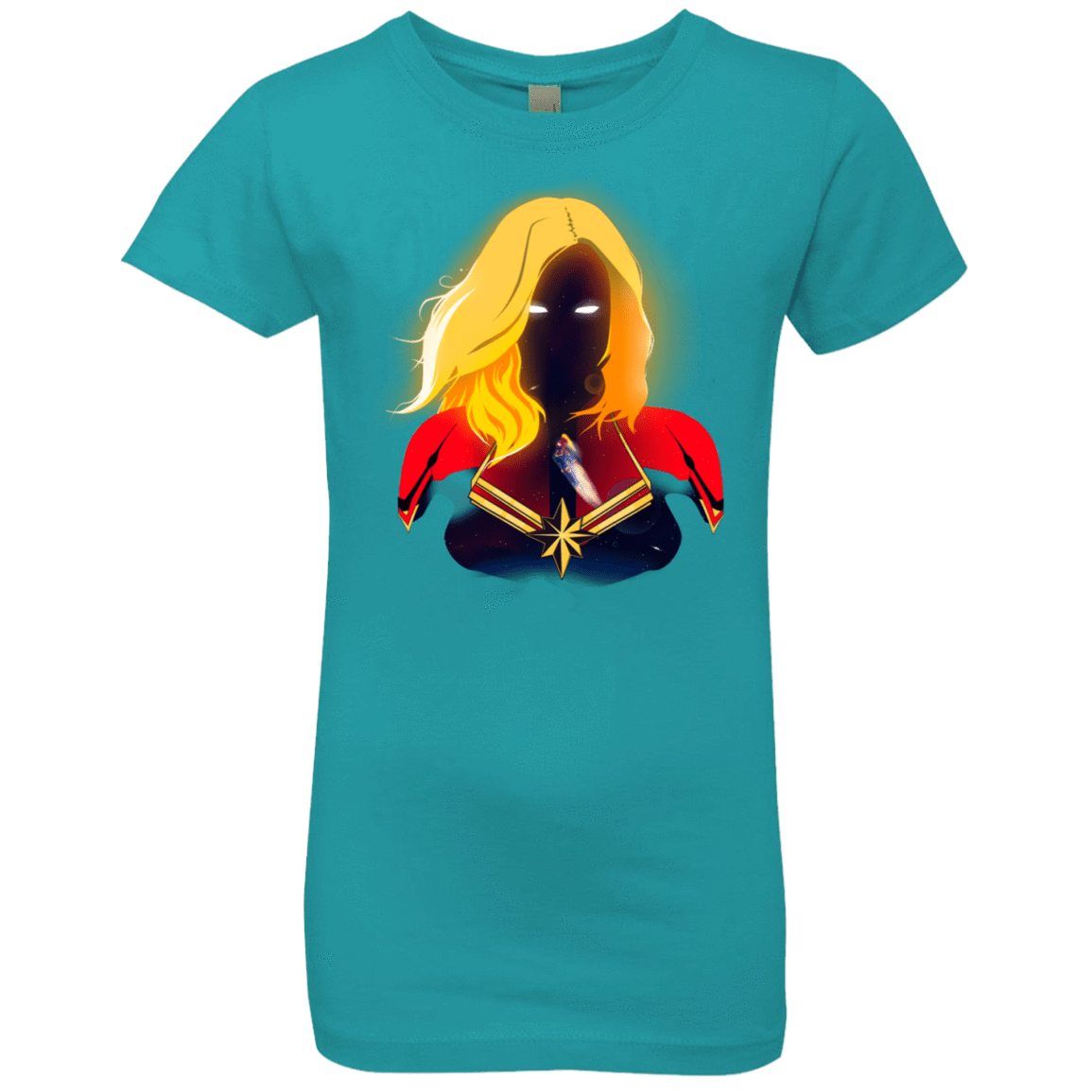 T-Shirts Tahiti Blue / YXS M A R V E L Girls Premium T-Shirt