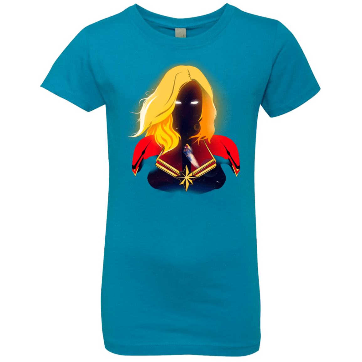 T-Shirts Turquoise / YXS M A R V E L Girls Premium T-Shirt