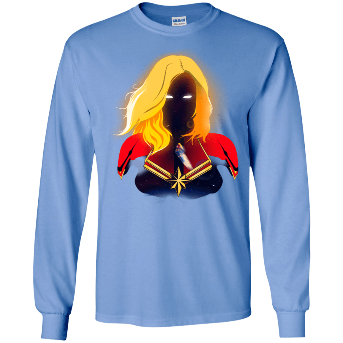 T-Shirts Carolina Blue / S M A R V E L Men's Long Sleeve T-Shirt