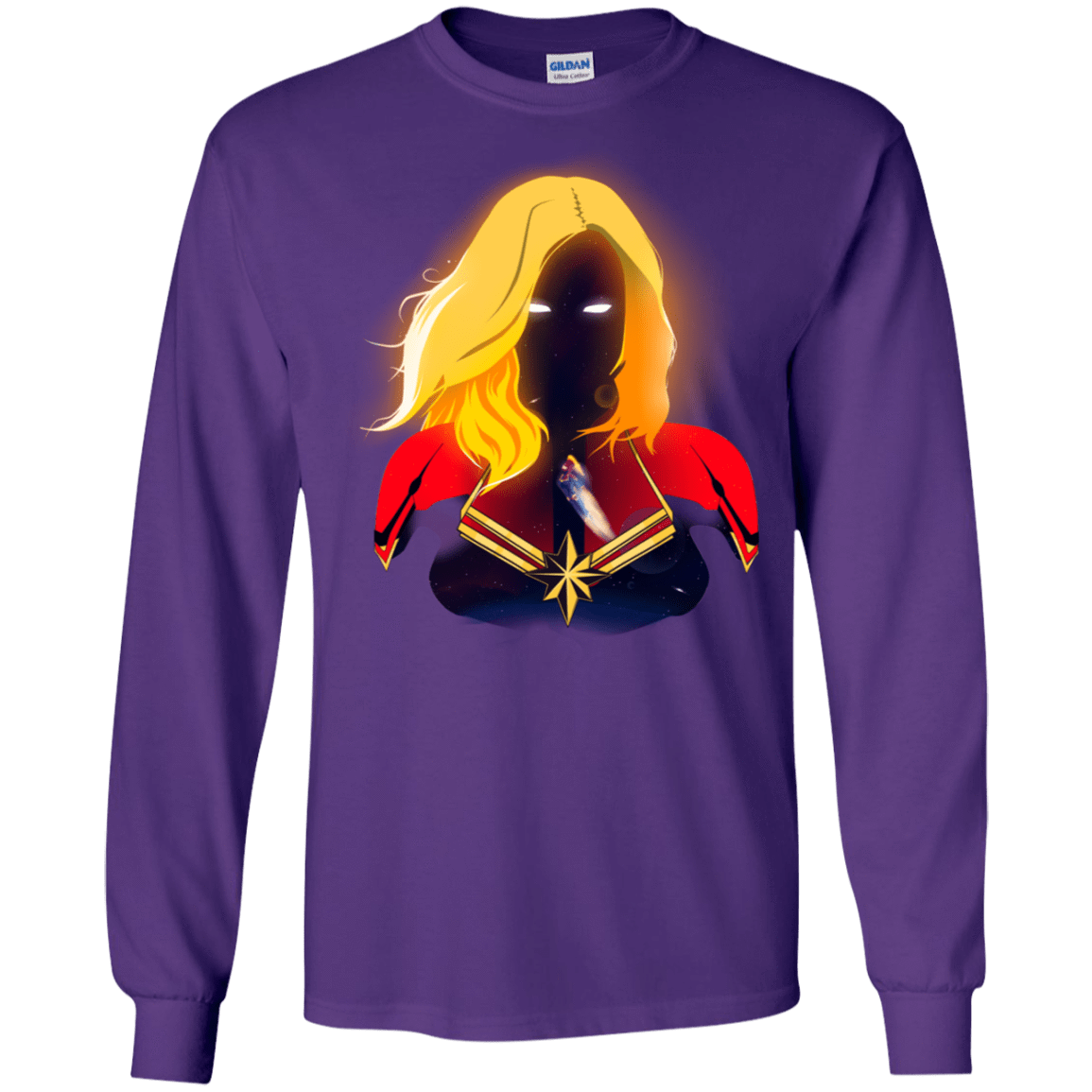 T-Shirts Purple / S M A R V E L Men's Long Sleeve T-Shirt