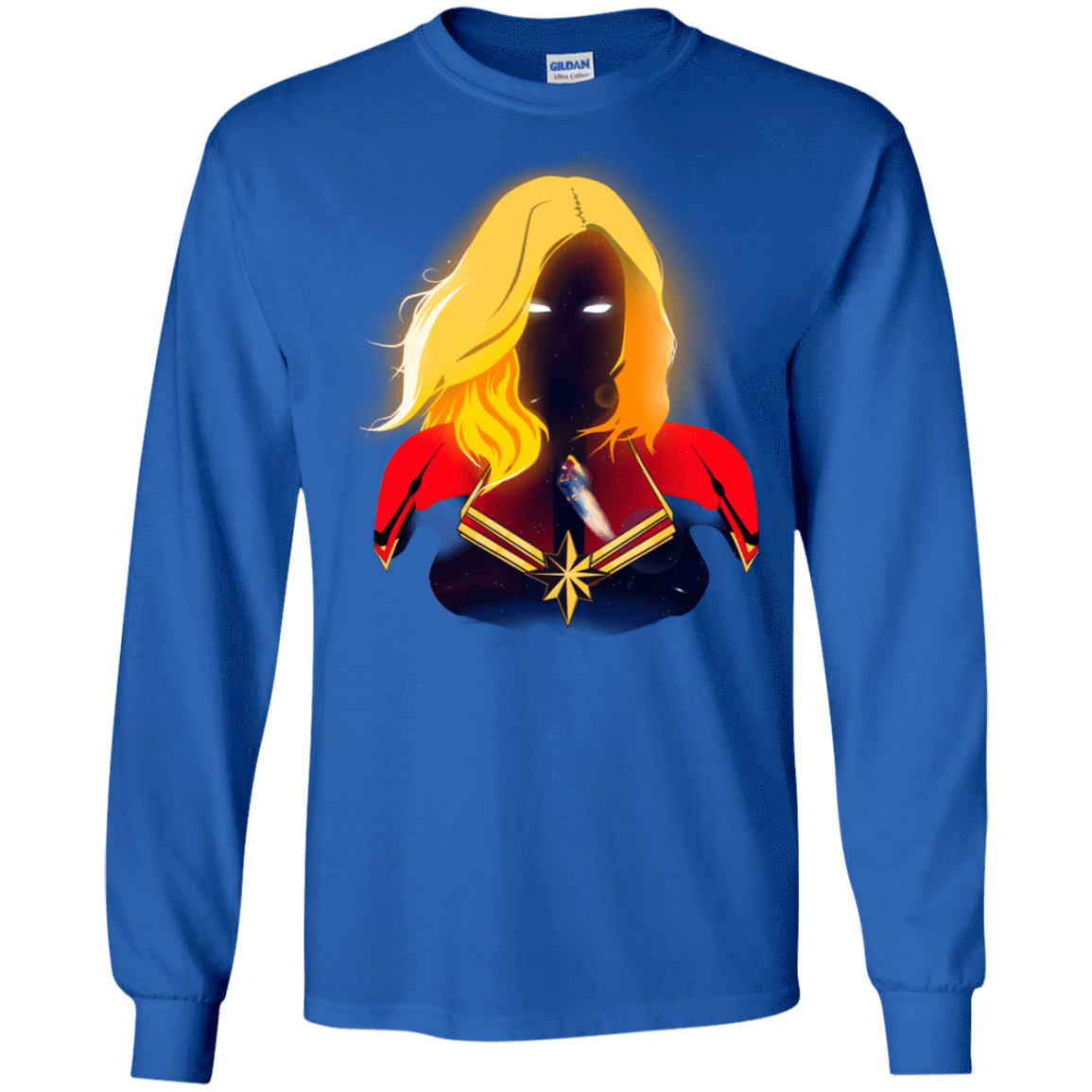 T-Shirts Royal / S M A R V E L Men's Long Sleeve T-Shirt