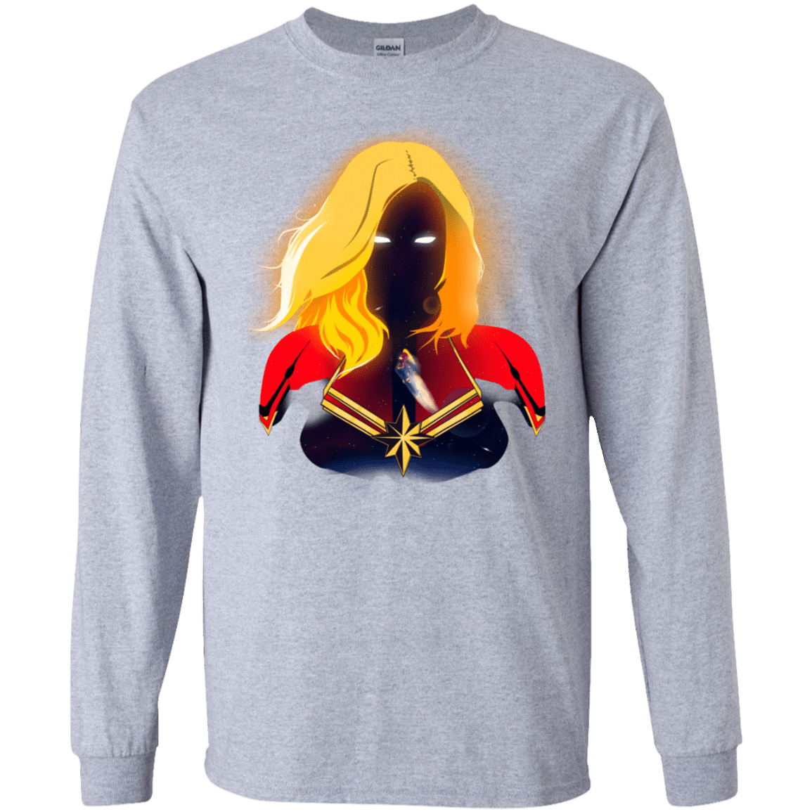 T-Shirts Sport Grey / S M A R V E L Men's Long Sleeve T-Shirt