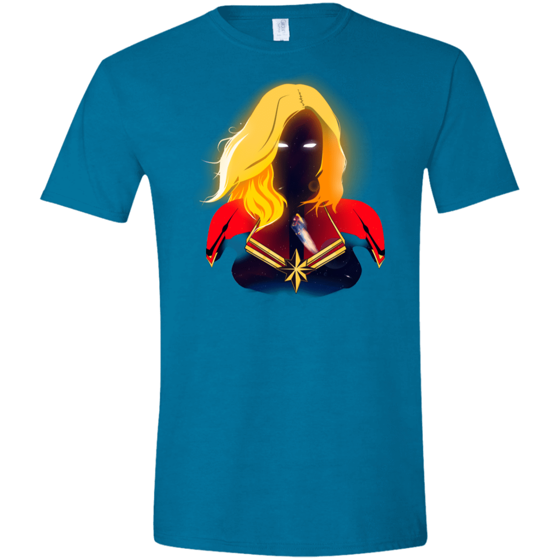 T-Shirts Antique Sapphire / S M A R V E L Men's Semi-Fitted Softstyle