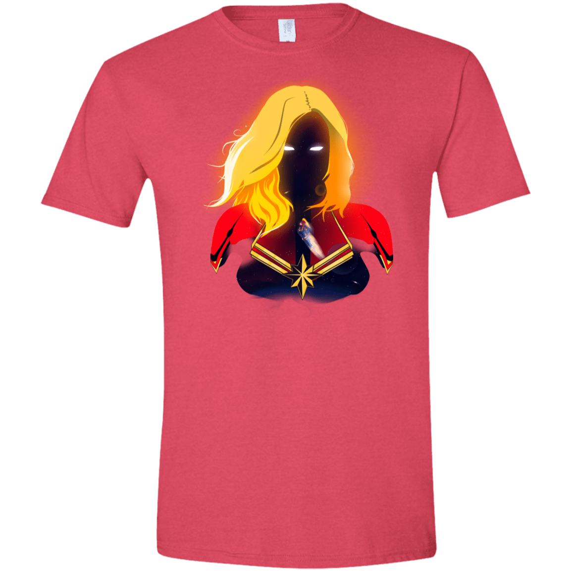 T-Shirts Heather Red / S M A R V E L Men's Semi-Fitted Softstyle