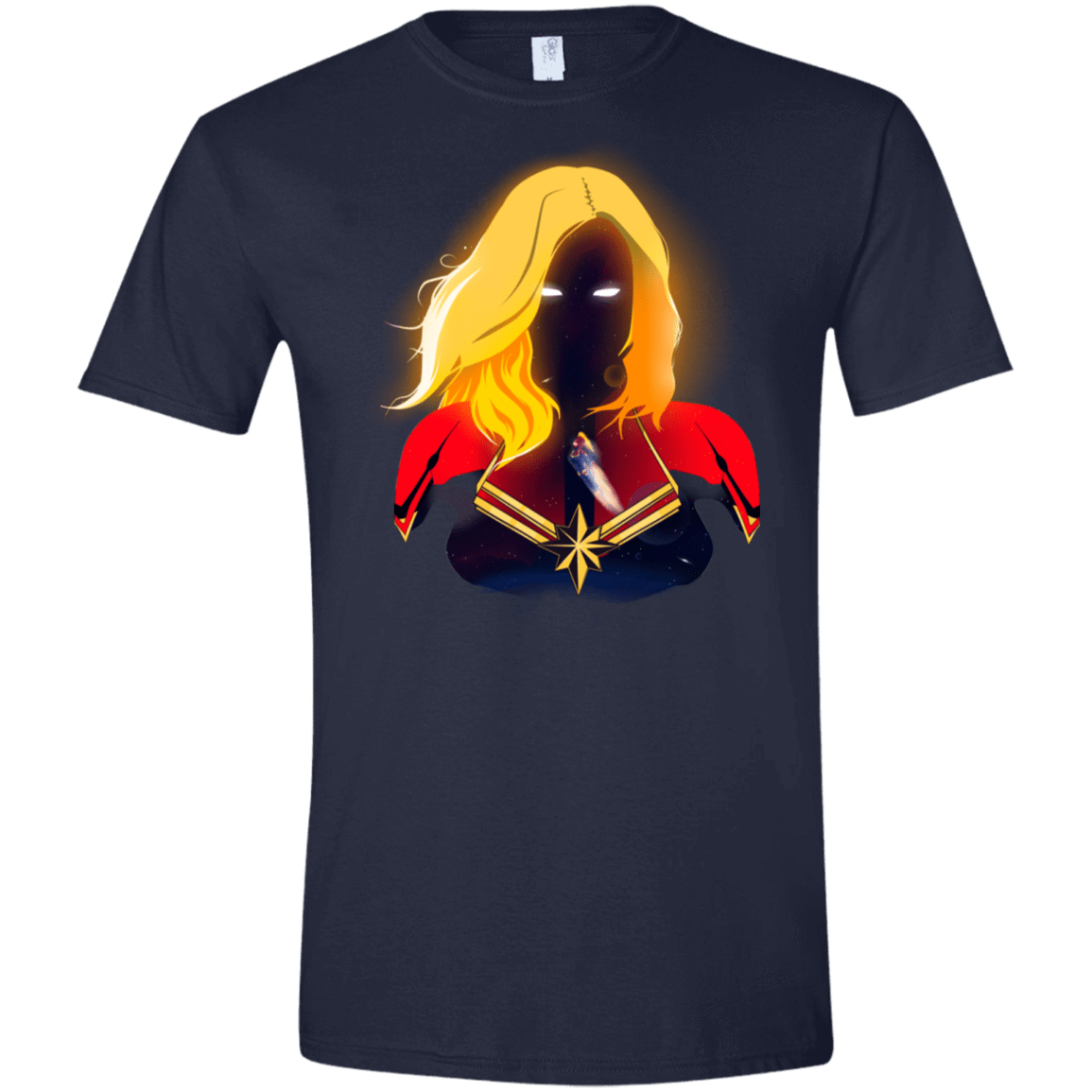 T-Shirts Navy / X-Small M A R V E L Men's Semi-Fitted Softstyle