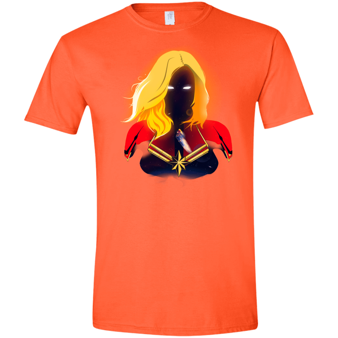 T-Shirts Orange / S M A R V E L Men's Semi-Fitted Softstyle