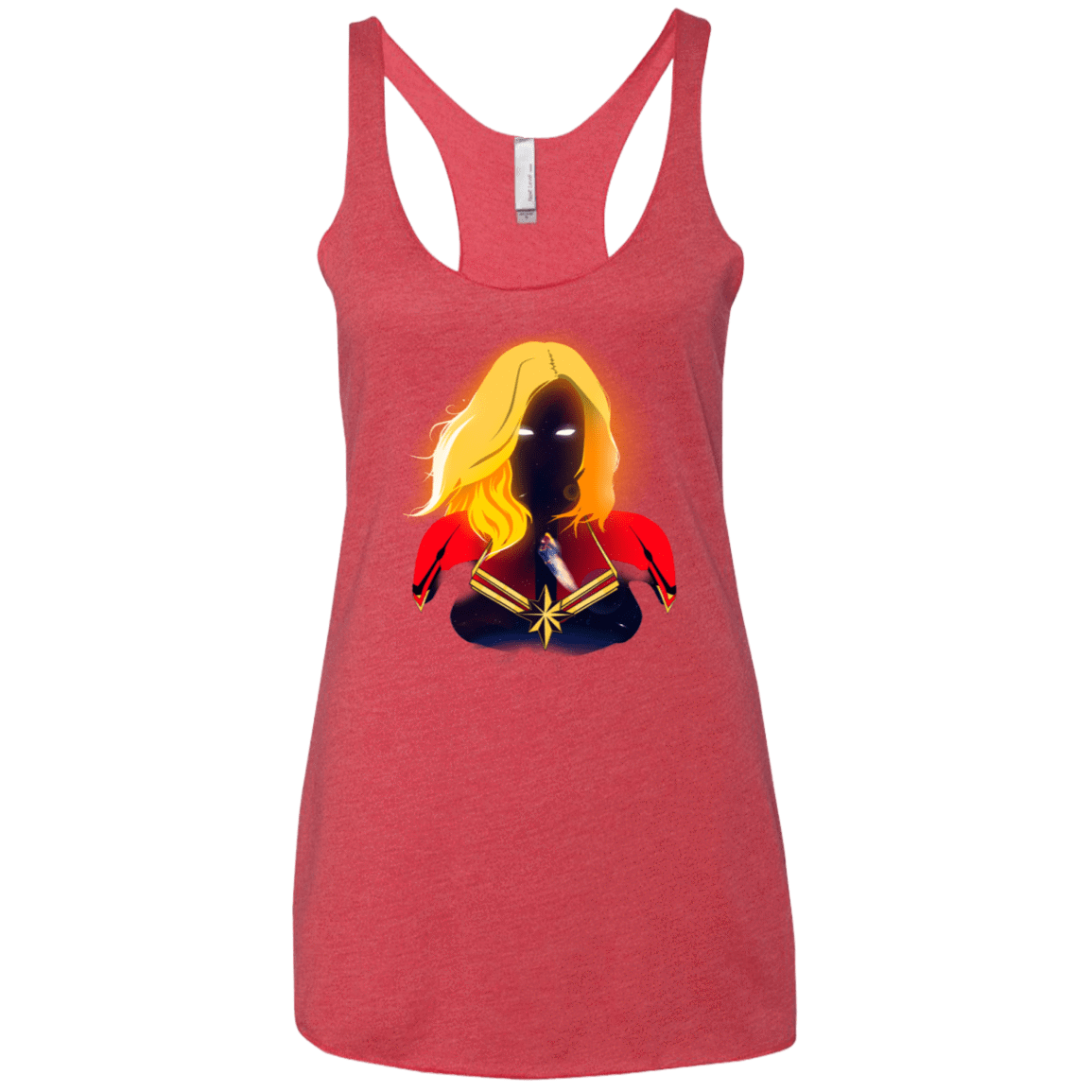 T-Shirts Vintage Red / X-Small M A R V E L Women's Triblend Racerback Tank