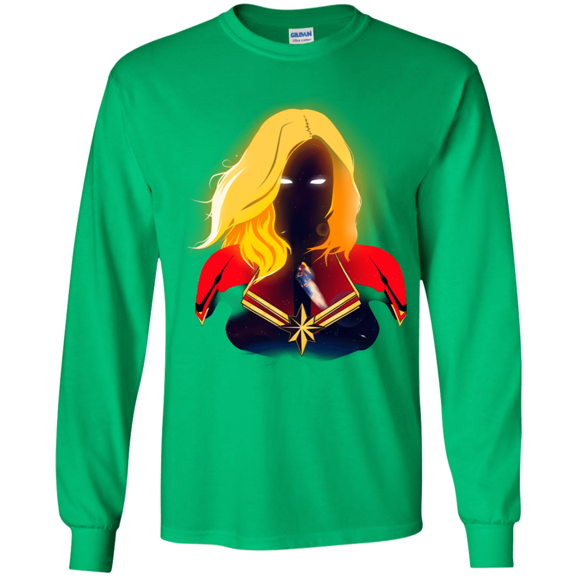 T-Shirts Irish Green / YS M A R V E L Youth Long Sleeve T-Shirt