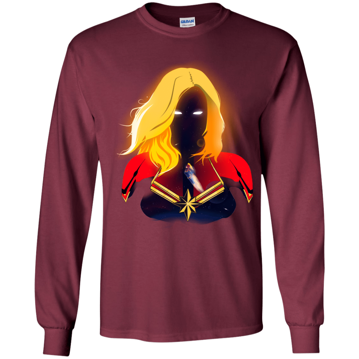 T-Shirts Maroon / YS M A R V E L Youth Long Sleeve T-Shirt