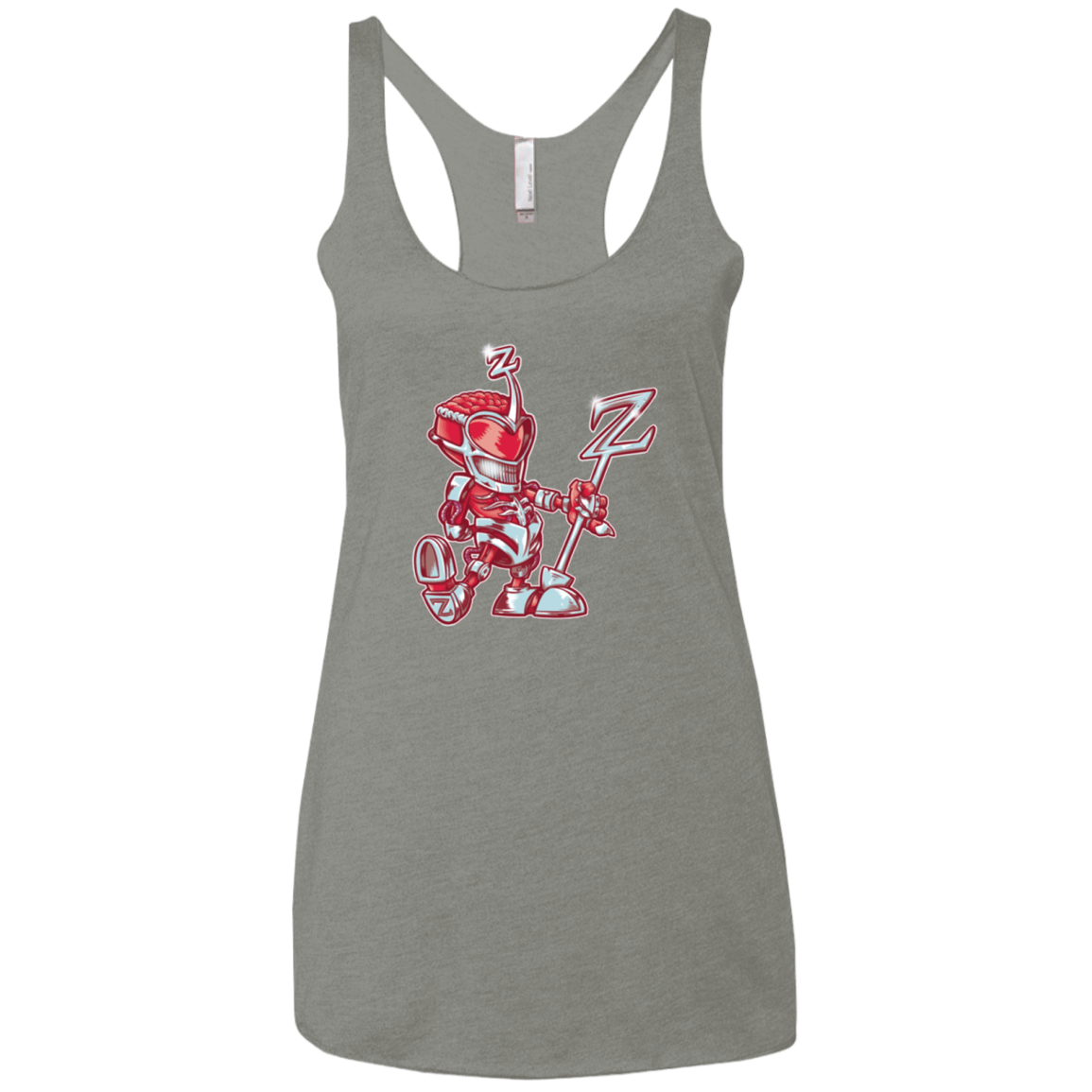 T-Shirts Venetian Grey / X-Small M.O.U.S.Zedd Women's Triblend Racerback Tank