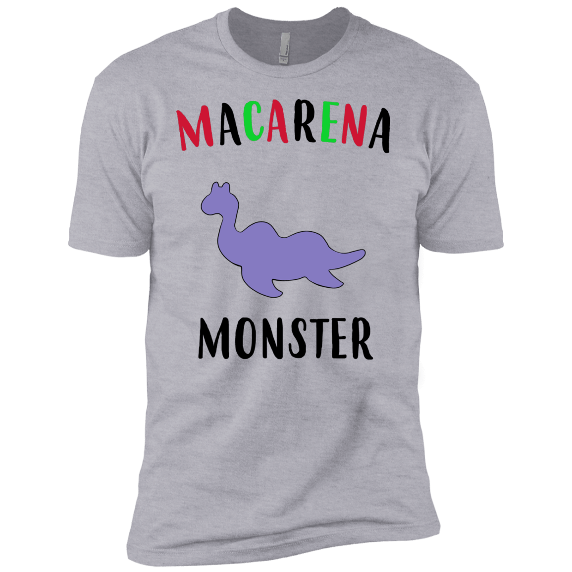 T-Shirts Heather Grey / YXS Macarena Monster Boys Premium T-Shirt
