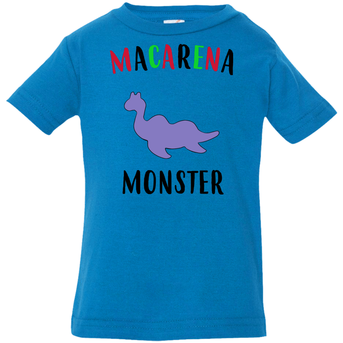 T-Shirts Cobalt / 6 Months Macarena Monster Infant Premium T-Shirt