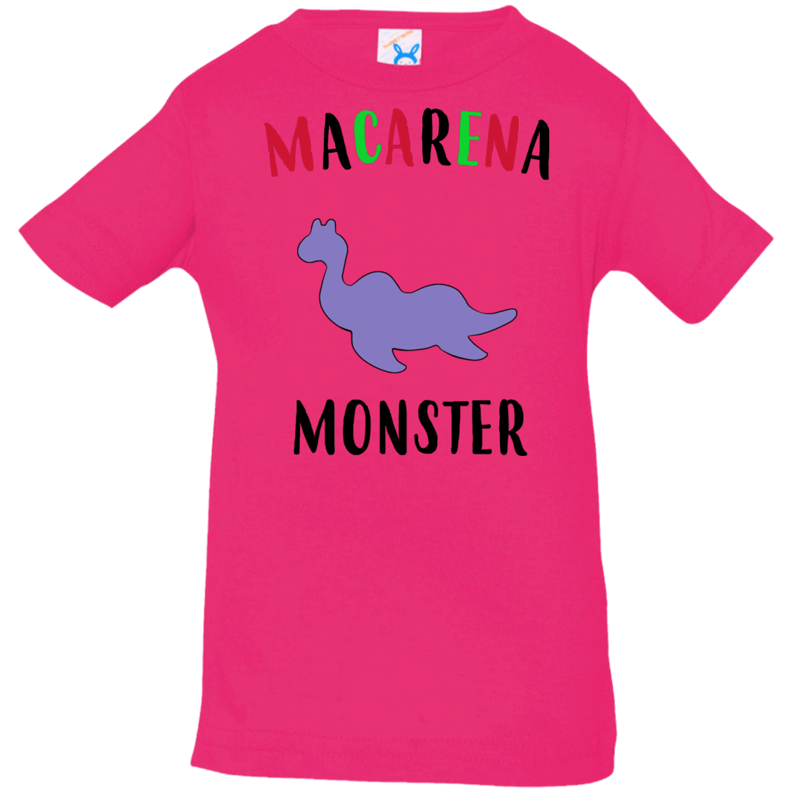 T-Shirts Hot Pink / 6 Months Macarena Monster Infant Premium T-Shirt