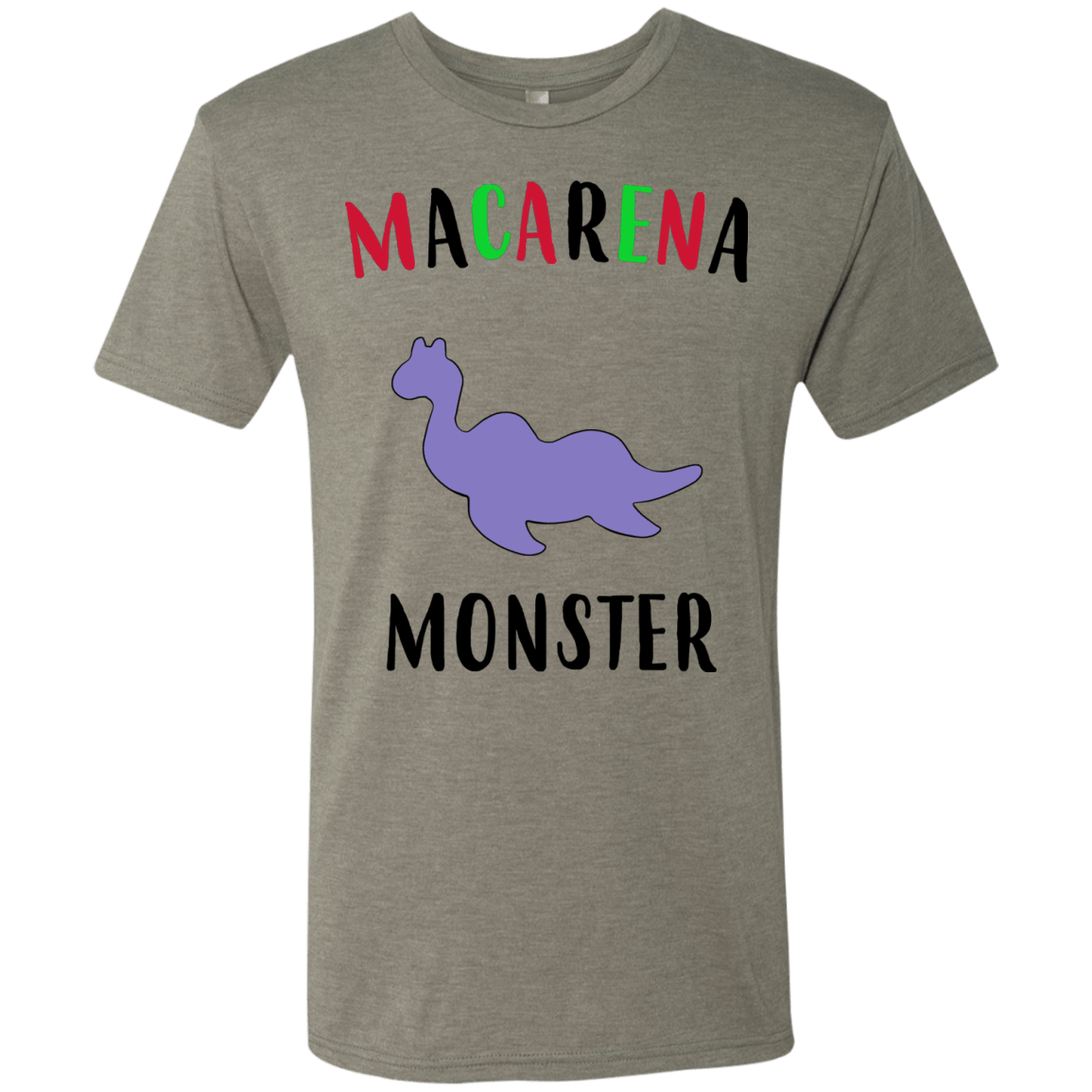 T-Shirts Venetian Grey / S Macarena Monster Men's Triblend T-Shirt
