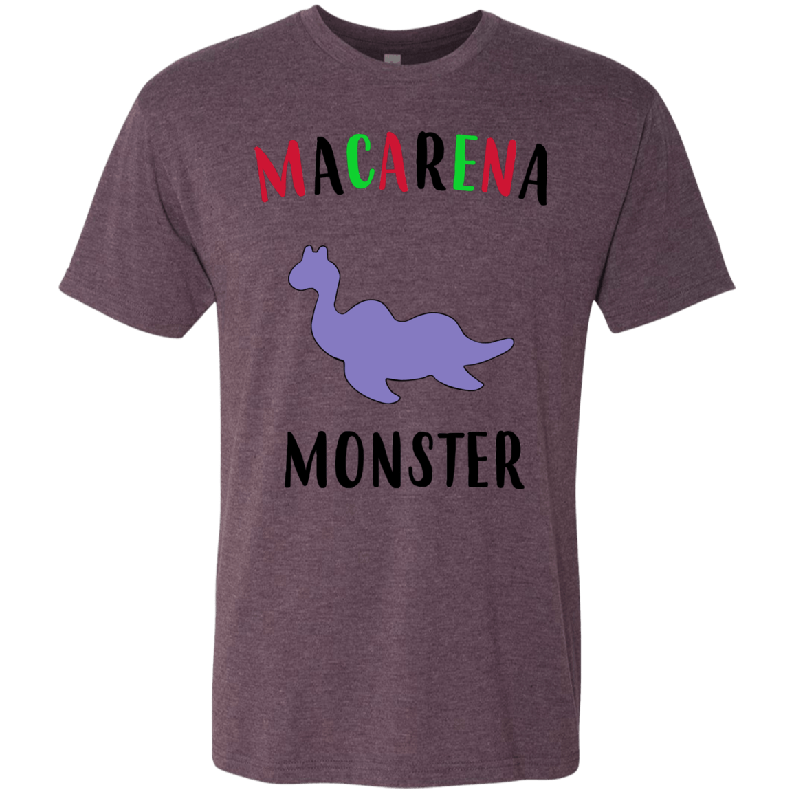 T-Shirts Vintage Purple / S Macarena Monster Men's Triblend T-Shirt